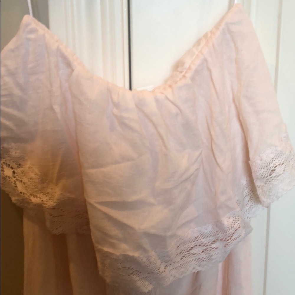 Blush swim coverup/dress